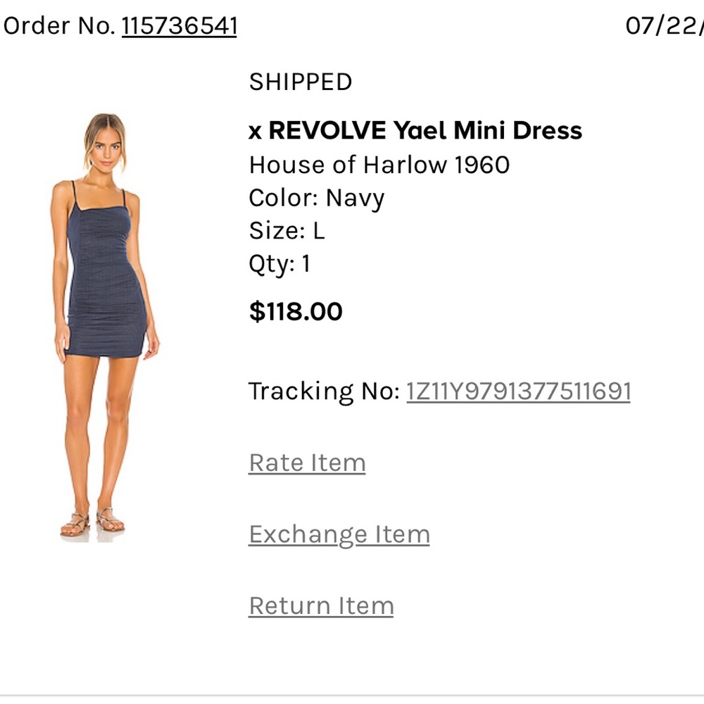 House of Harlow dress revolve